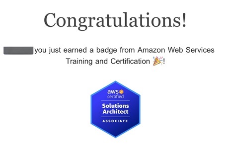 【雑記】AWS ソリューションアーキテクト アソシエイト(SAA-C03) 資格試験に合格しました